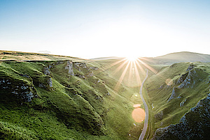 Qcells Sonne Landschaft Foto