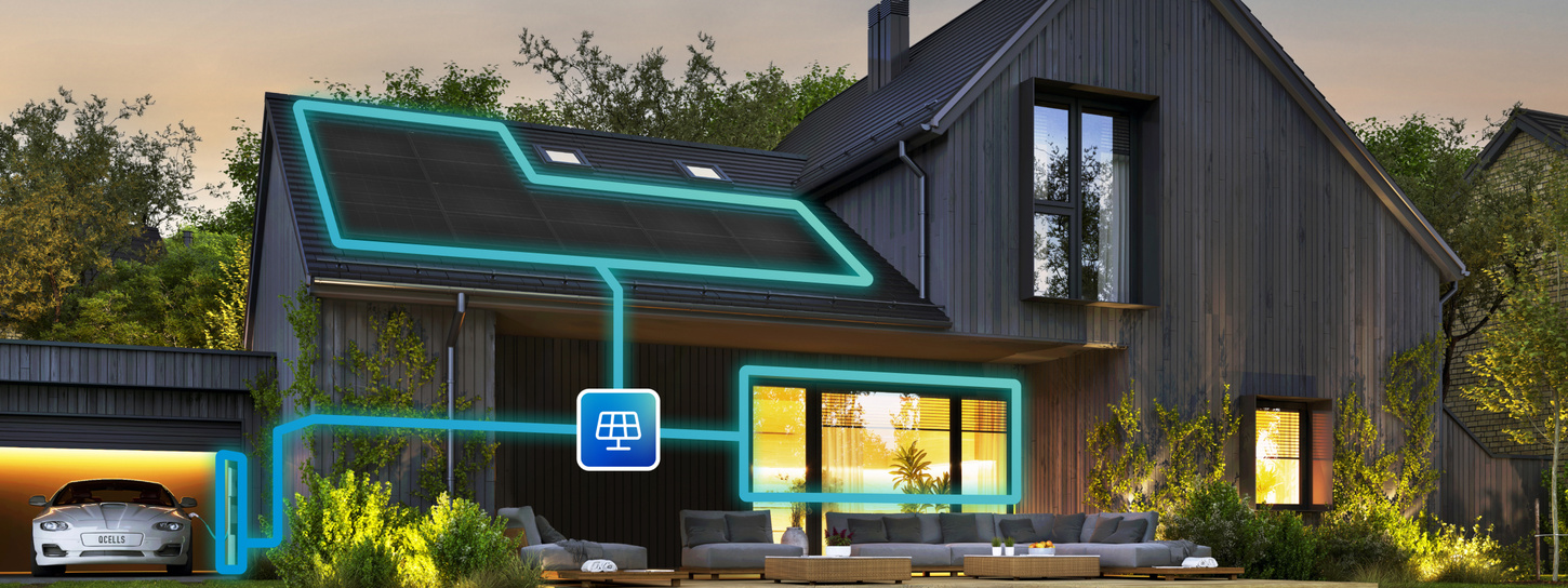 Qcells QHome Control Stromfluss
