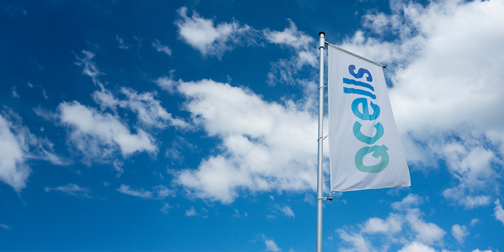 Qcells Flagge 
